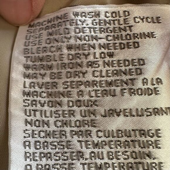 VIA SPIGA Classic Trench Coat SZ S Stone Lined Belted Pockets Vented Raincoat - Picture 15 of 16